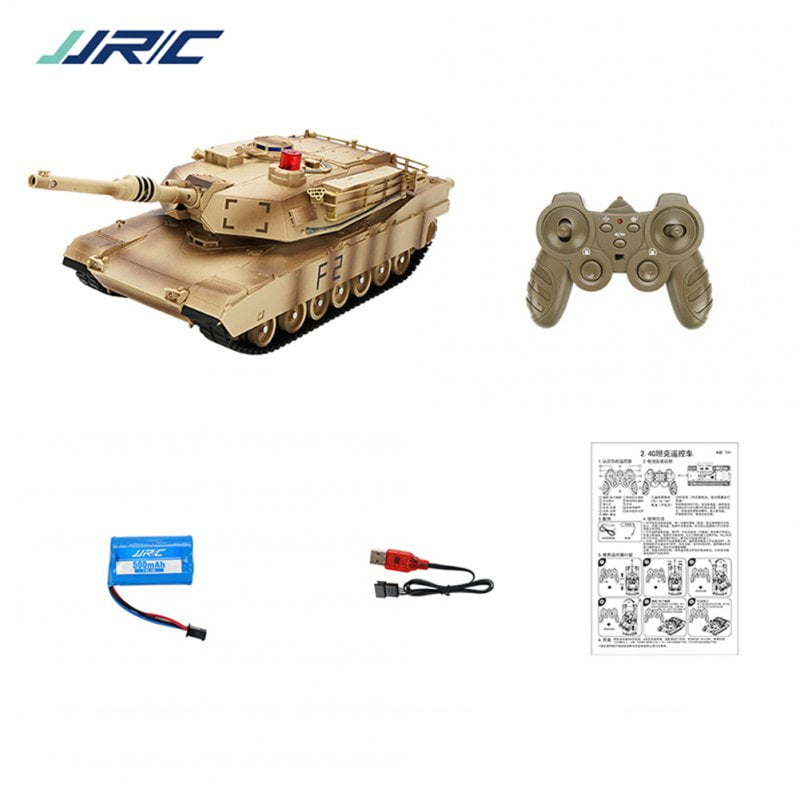 Jjrc Q90 2.4g Rc Battle Tank Car Large Remote Control Military Tank Tracked Climbing Vehicle Programmable Realistic Sound Toy yellow