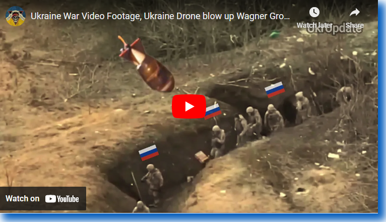 Russian Troops Hit By Ukraine Drone Grenade Drop Direct Hit