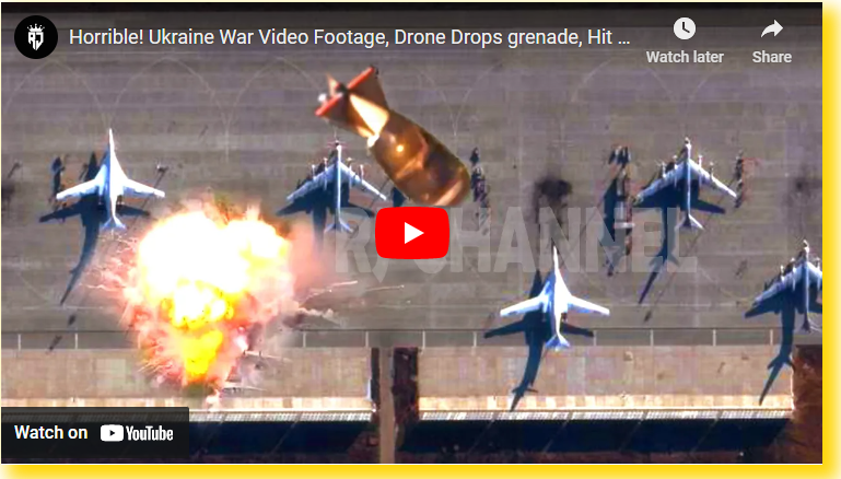 Graphic Ukraine War Drone Footage Youtube Today