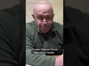 A photo of Yevgeny Prighozin, Putin's Chef, and Dmitry Utkin, the founder of Wagner Group.