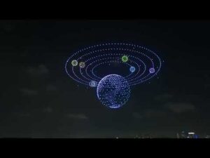 Drone light shows with AI