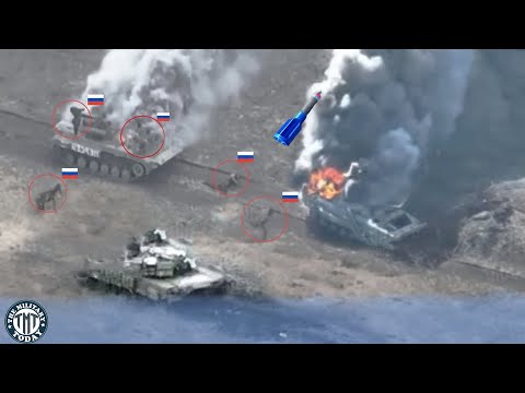 âš  Shocking Videos: Ukrainian Drones Destroy â˜  576 Russian Troops in Ambush at Bakhmut