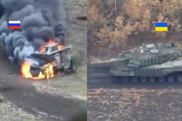 YouTube thumbnail for Ukraine War: Drone Strikes Destroy Western Tanks 🇺🇦🇷🇺