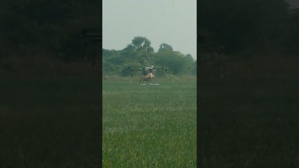 Pilot's view: Drone crop spraying is taking flight!  Witness the revolution in farming. Click to see the future!