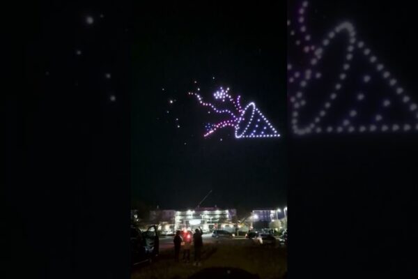 Pilot's view: Epic NYE drone light shows!  See the skill & scale. Click to witness the future of aerial displays!