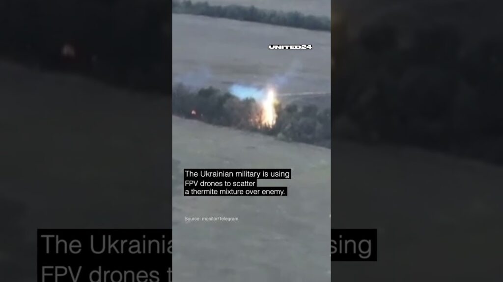 🔥Drone-borne thermite attacks in Ukraine!  Analyze shocking footage & uncover the truth behind this terrifying new weapon.  Click to learn more! 🇺🇦🇷🇺