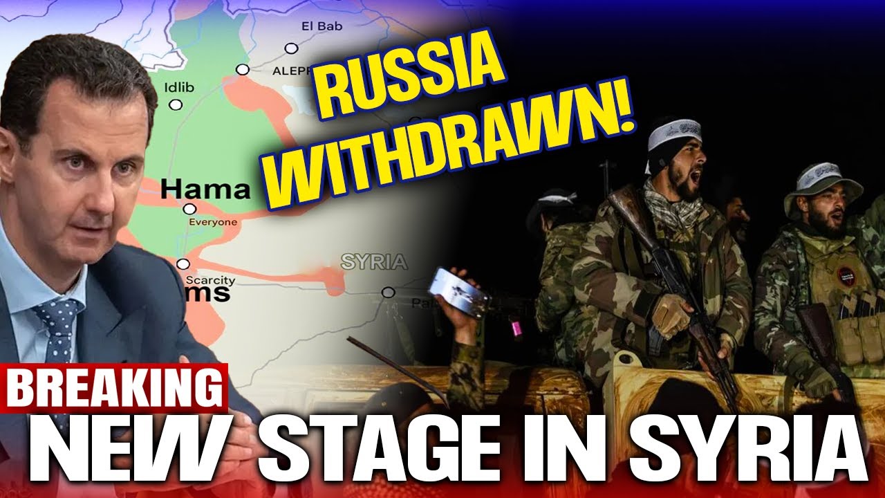 Is Assad's regime nearing its end? Witness a potential turning point in Syria. Rebel advances, Russian retreat. Click to analyze the evidence!