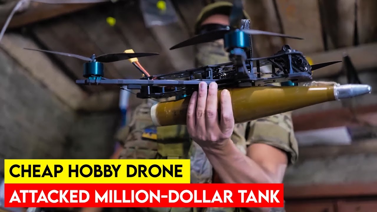 Witness the terrifying power of FPV drones! 🇺🇦  Cheap, DIY drones are decimating tanks in Ukraine.  See shocking footage & learn how this game-changing tech is reshaping modern warfare.  Click to discover the unsettling truth! 💀