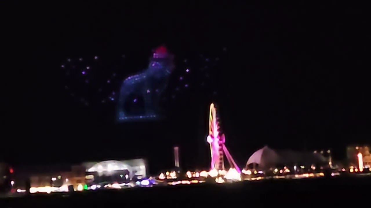 Drone light shows are transforming holiday skies!   See dazzling displays featuring thousands of drones creating festive magic.  Learn more about this cutting-edge technology!