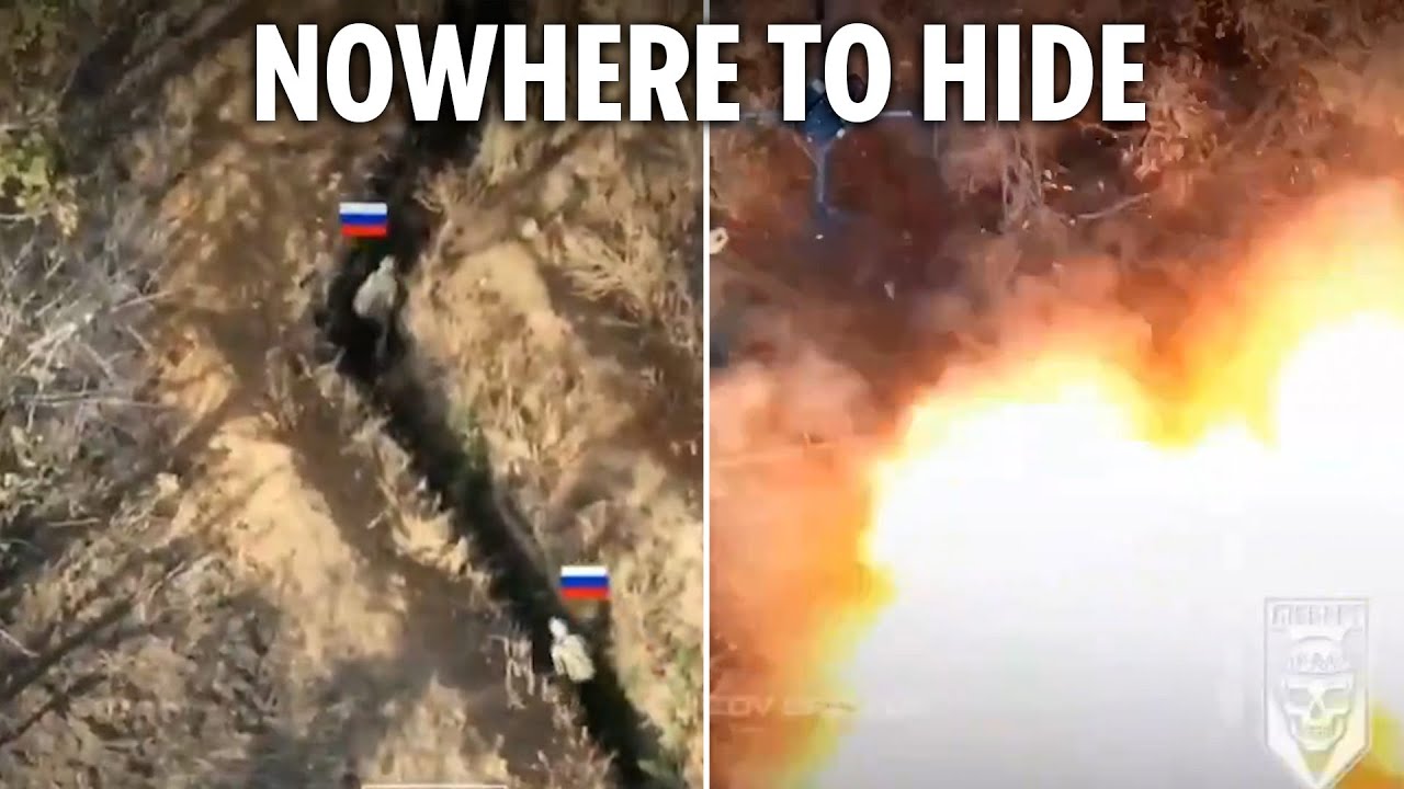 Ukraine's drone & missile onslaught intensifies!  Witness ATACMS strikes & drone swarms transforming the battlefield.  Click to see the war from above.