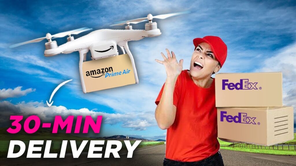 Drone deliveries are revolutionizing shipping!  Explore how Amazon's Prime Air and other drone programs are transforming logistics, cities, and global trade.  Learn more!