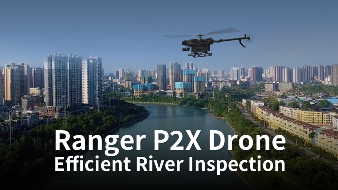 Revolutionizing drone inspections!  ZIYAN Ranger P2X: Unmanned helicopter with AI. 120 min flights, 43km range & more. See it fly!