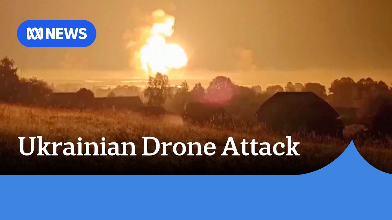 Drone warfare escalates in Russia-Ukraine conflict! ✈️  Chilling videos reveal deep strikes & rising tensions.  Will Russia retaliate? Click to uncover the truth. 💥