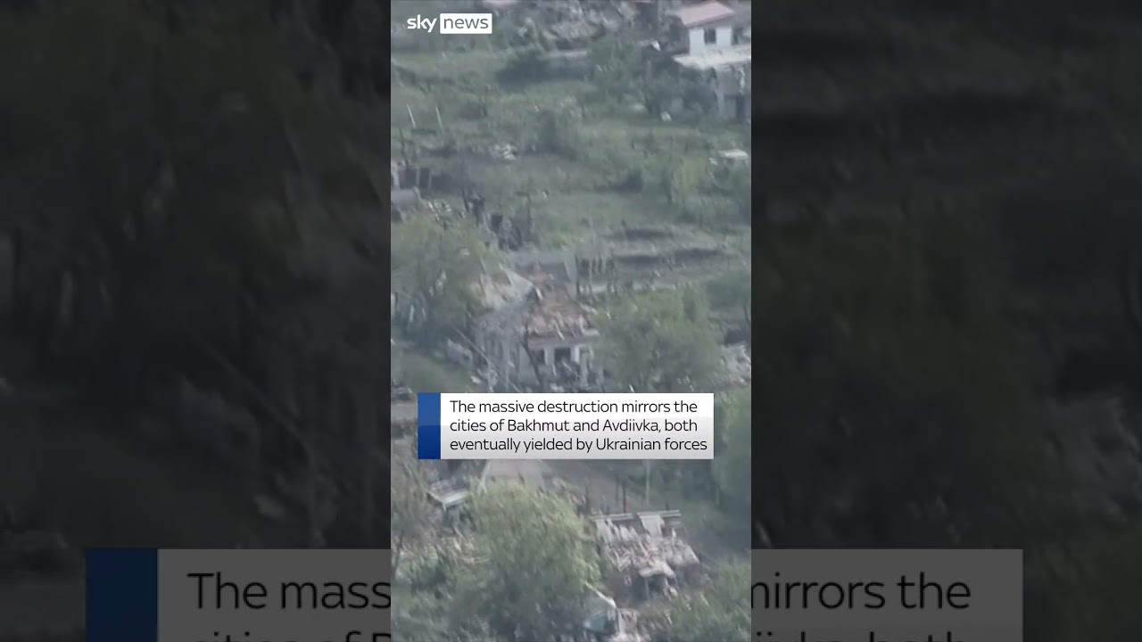 Drone footage reveals Bakhmut's devastation 💔. Witness the chilling scale of destruction, human cost, and strategic implications. Click to see the raw, unfiltered truth.