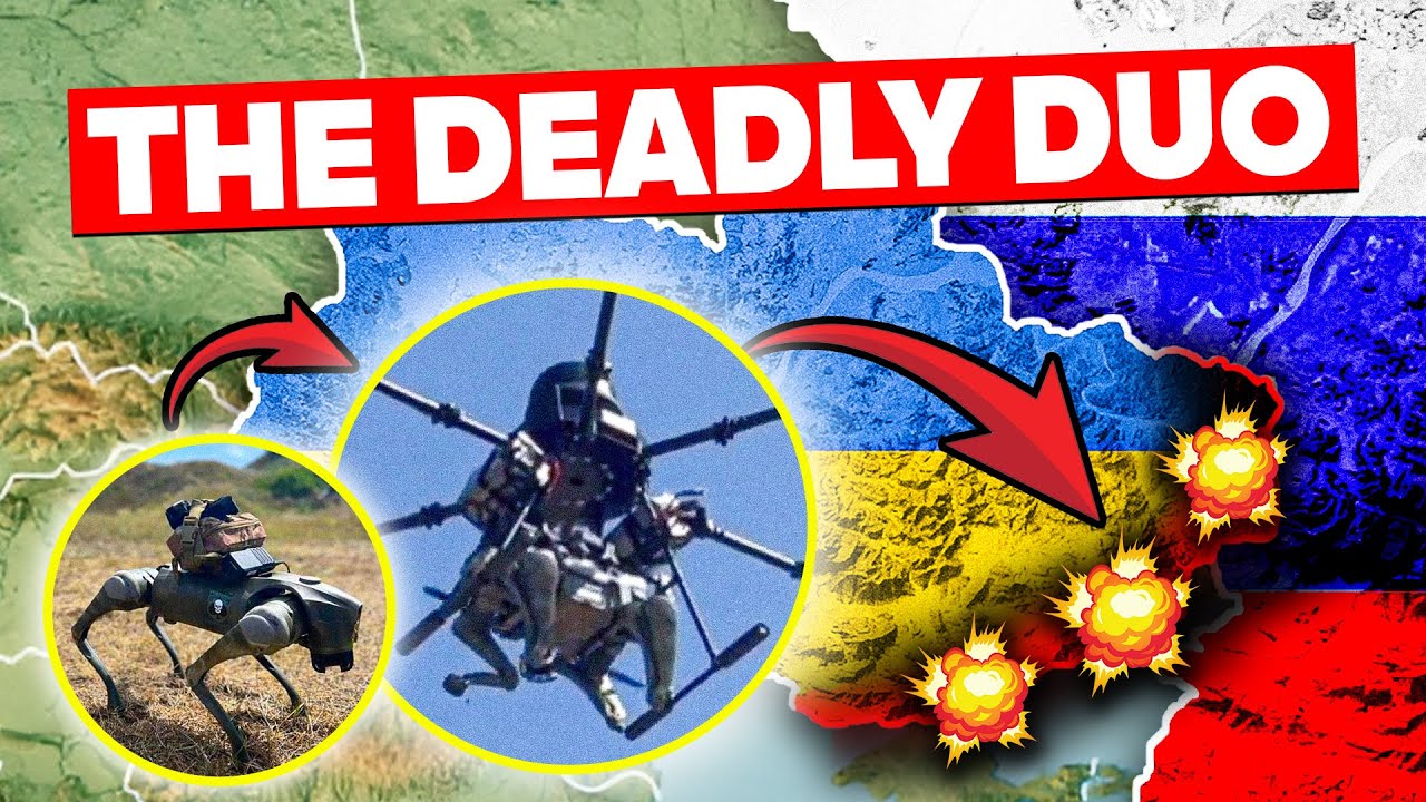 "Baba Yaga" is real!  See Ukraine's robot dogs &  vampire drones reshape war. Click to witness the tech.