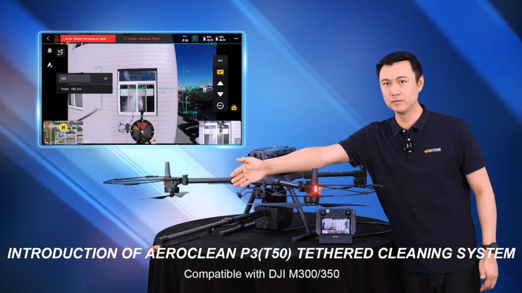 Ditch the danger!  AeroClean P3 cleans skyscrapers & more with drone tech. See it in action!  Click to discover the future.