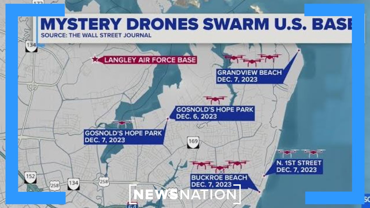 Unseen watchers! Drone swarms probe US military bases. A national security mystery.  Click to investigate.