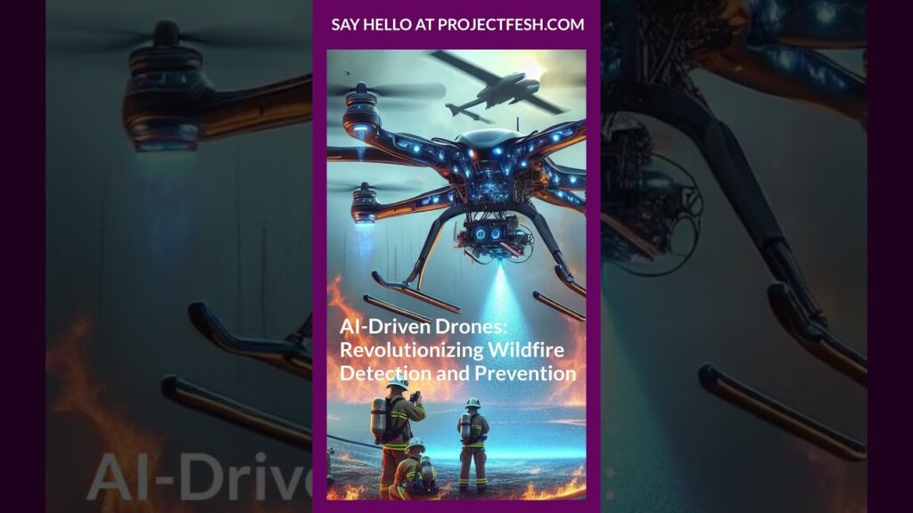 Drones vs. Wildfires!  Witness AI revolutionize fire prevention. Safer, faster detection. Click to see the future!