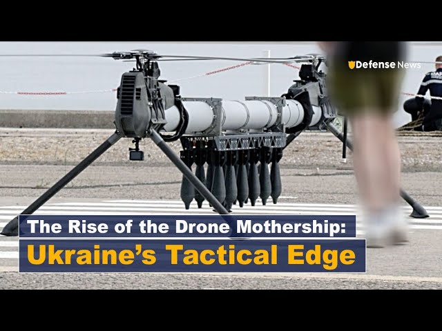 💥 Witness Ukraine's Dovbush T10 drone mothership deploy a swarm of kamikaze drones! See how this tech is changing warfare. Click to learn more!