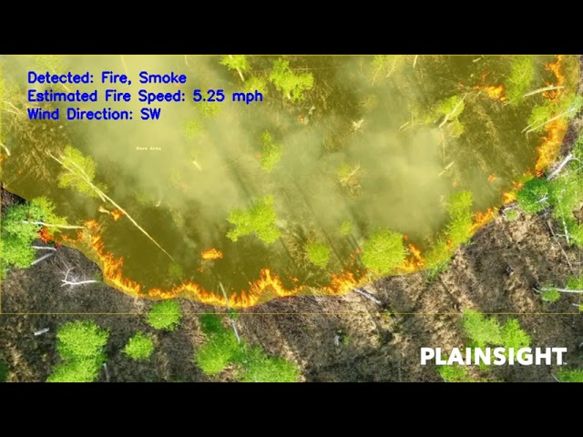 Drone AI: Fighting Wildfires & Saving Lives See how Plainsight's vision AI empowers drones for real-time fire data, autonomous flight, & enhanced situational awareness.  Click to learn more!