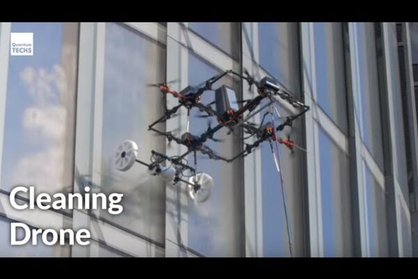 Drones clean skyscrapers?!  See the amazing tech making high-rise window washing safer & faster. Click to explore the future!