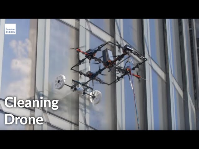 Drones clean skyscrapers?!  See the amazing tech making high-rise window washing safer & faster. Click to explore the future!