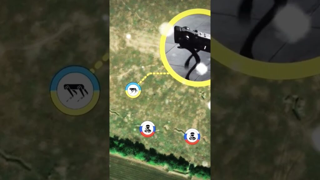 Ukraine's robot dogs : Witness chilling drone deployments & the future of war. Click to explore!