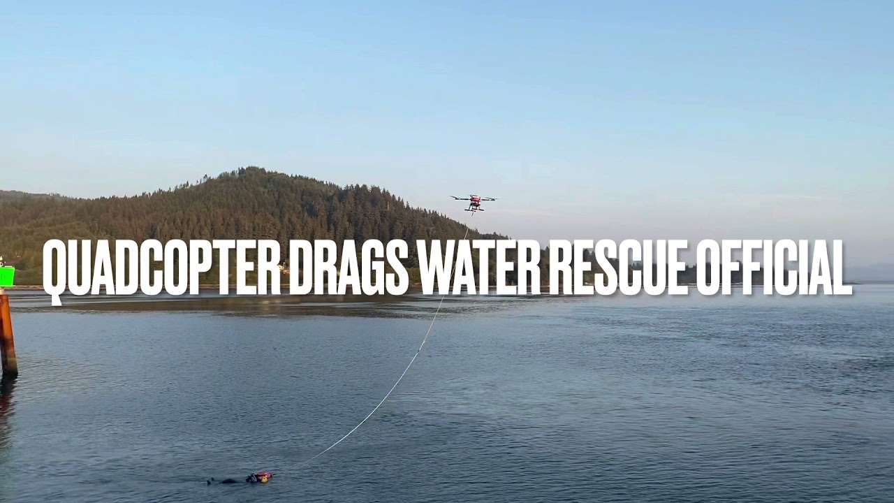 Drones save lives!  Witness rapid water rescue tech in action. Flying lifebuoys & thermal cameras - incredible innovation. Click to see the future!