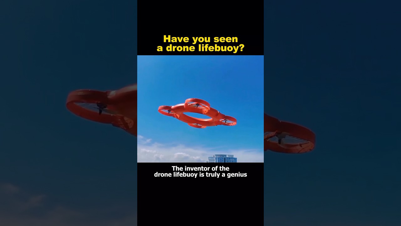 Soaring Saviors!  Flying lifebuoy drones are REVOLUTIONIZING water rescue. Witness the tech & lifesaving power! Click to see how!