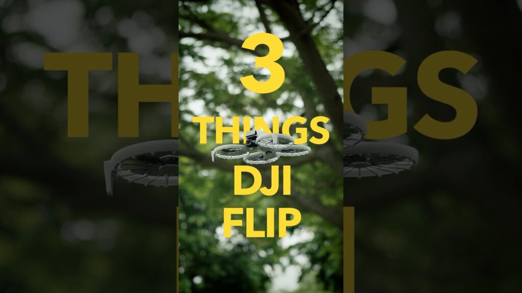 DJI Flip: Pocket-sized AI vlogging drone!  Intelligent subject tracking & compact design.  See it in action!