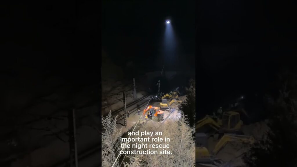 Illuminating night shifts!  Drone lighting  boosts construction safety & efficiency.  See how drones are ascending as mobile light sources.  Click to learn more!