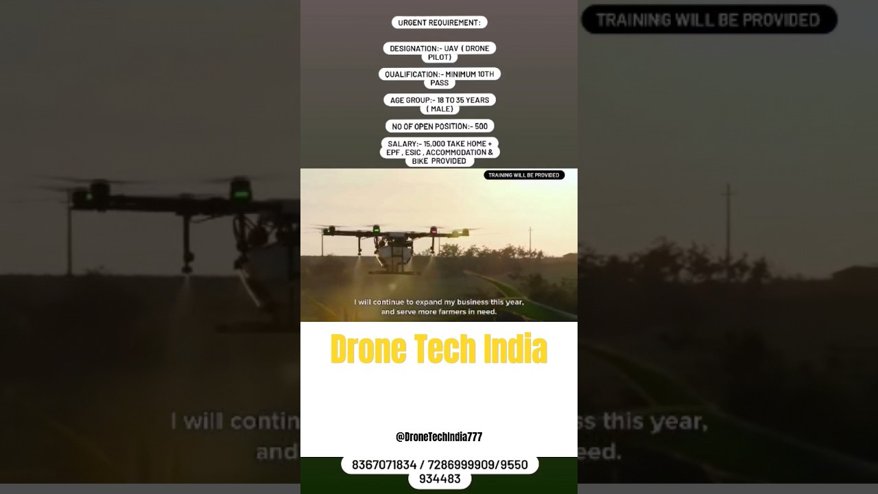 Unlock ag-tech's future!  Discover the booming world of drone pilot jobs, training, and career opportunities in modern farming. Click to learn more!